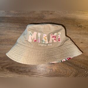 Robin Ruth Pink Floral Bucket Hat reversible floral Miami